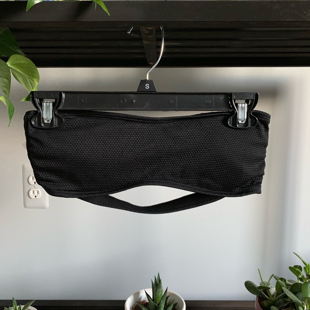 Black Forever 21 Bandeau Bikini